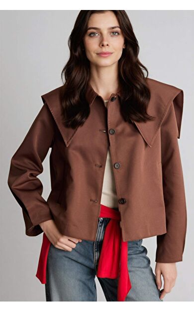 DeFacto Relax Fıt Gabardin Trençkot