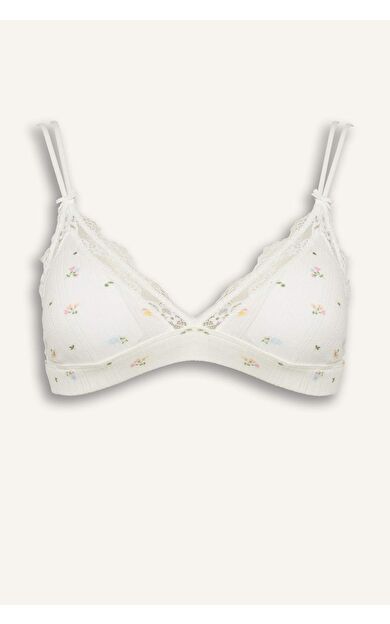 DeFacto Dantel Detaylı Çıkarılabilir Kap Çıkarılabilir Pedli Balensiz Bralet
