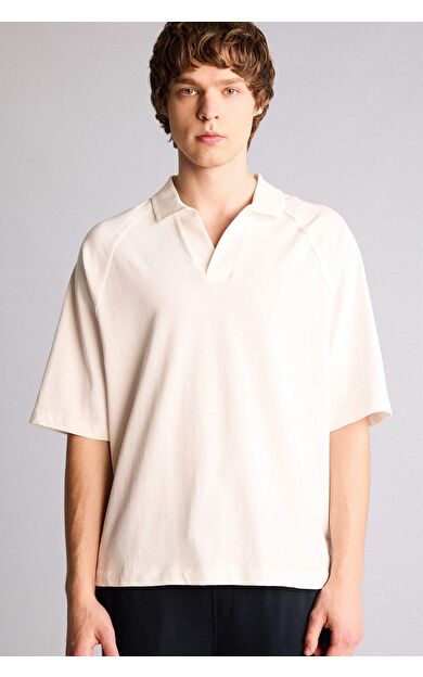 DeFacto Loose Fıt Polo Yaka Tişört