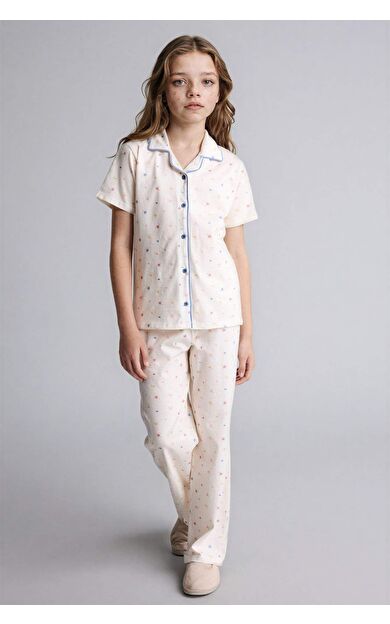 DeFacto Regular Fıt 2'li Pijama Takımı Kız Çocuk