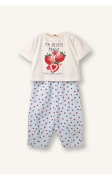 DeFacto Meyve Baskılı 2'li Takım Kız Bebek