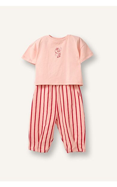 DeFacto Meyve Baskılı 2'li Takım Kız Bebek
