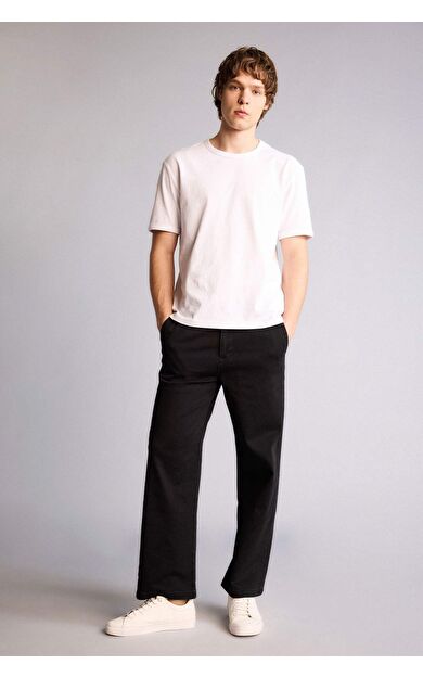 DeFacto Yumuşak Dokulu Wide Leg Jean Pantolon