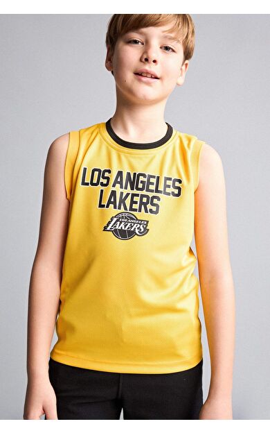 DeFacto NBA Los Angeles Lakers Bisiklet Yaka Atlet Erkek Çocuk