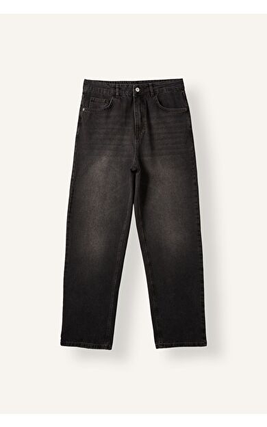DeFacto Baggy Fit Yıkamalı Uzun Boy Jean Pantolon