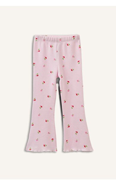 DeFacto Meyve Baskılı Waffle Tayt Kız Bebek