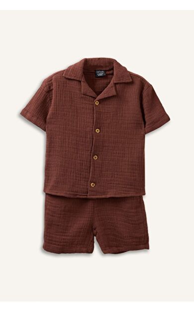 DeFacto Müslin 2'li Takım Erkek Bebek