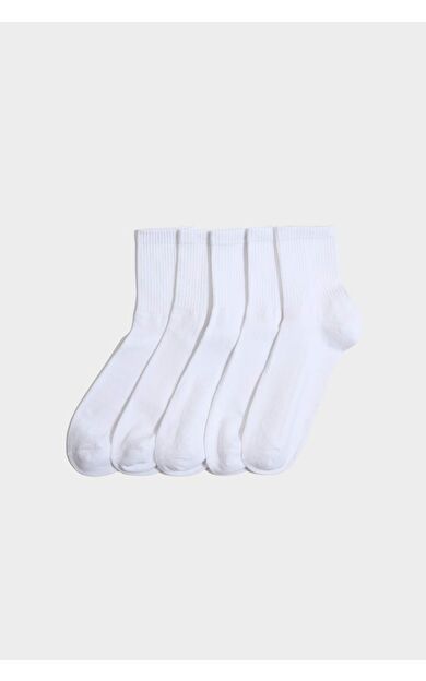 Erkek 5'li Pamuklu Soket Çorap