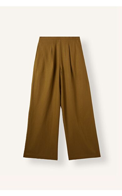 DeFacto Regular Fıt Keten Pantolon