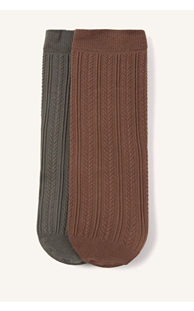 DeFacto Kadın 2'li Uzun Çorap