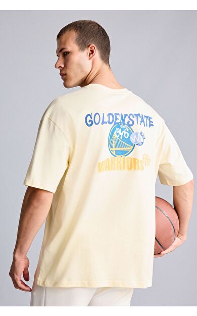DeFacto NBA Golden State Warrıors Oversıze Kısa Kollu Tişört