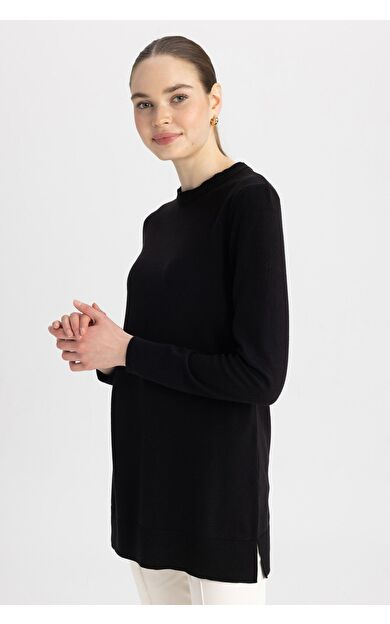 DeFacto Regular Fit Bisiklet Yaka Tunik