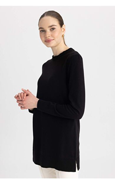 DeFacto Regular Fit Bisiklet Yaka Tunik