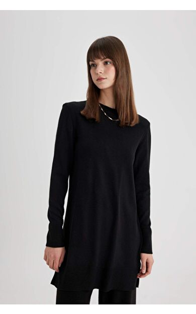 DeFacto Regular Fit Bisiklet Yaka Tunik