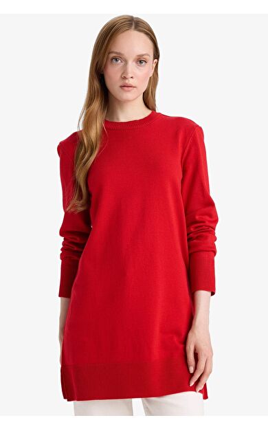 DeFacto Regular Fit Bisiklet Yaka Tunik