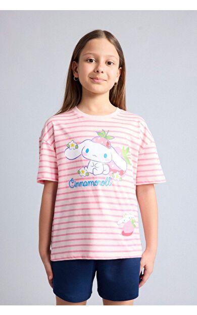 DeFacto My Melody Relax Fıt Bisiklet Yaka Kısa Kollu Tişört Kız Çocuk