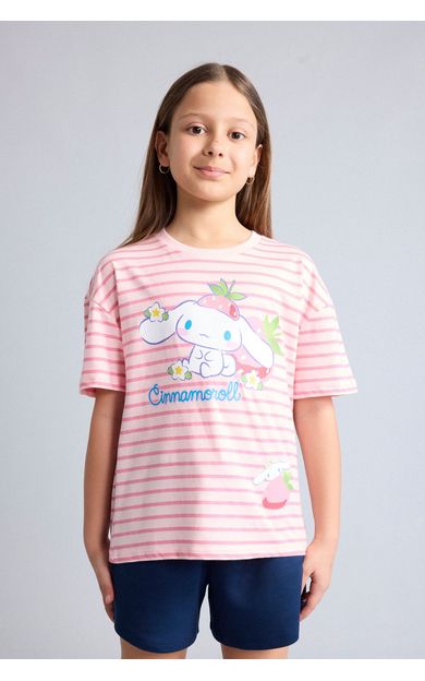 DeFacto My Melody Relax Fıt Bisiklet Yaka Kısa Kollu Tişört Kız Çocuk