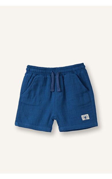 DeFacto Regular Fıt Müslin Şort Erkek Bebek