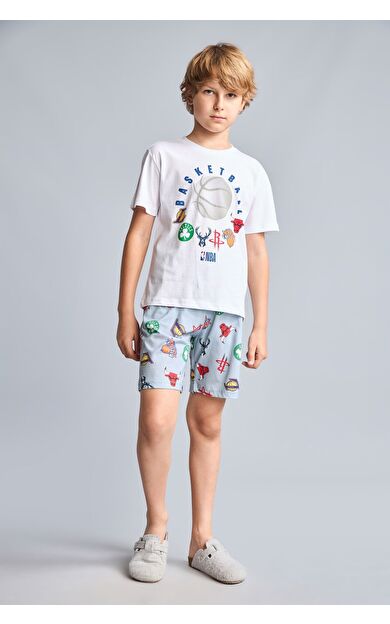 DeFacto NBA Regular Fıt 2'li Pijama Takımı Erkek Çocuk