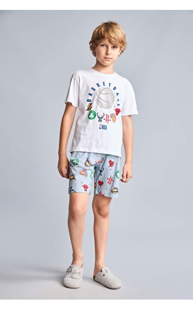 DeFacto NBA Regular Fıt 2'li Pijama Takımı Erkek Çocuk