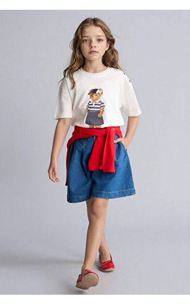 DeFacto Jean Şort Kız Çocuk