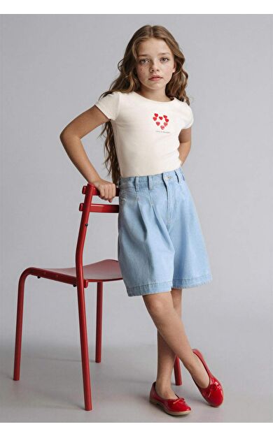 DeFacto Jean Şort Kız Çocuk