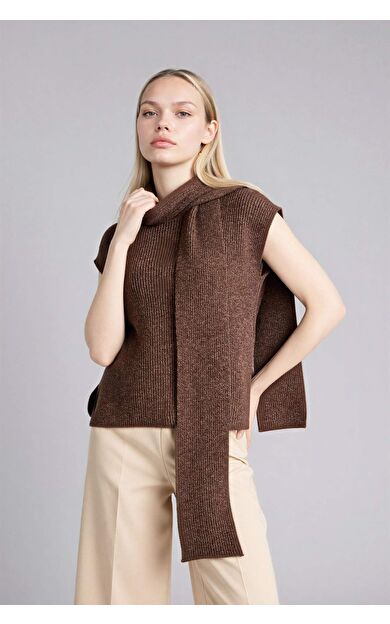 Regular Fıt Ribana Yelek