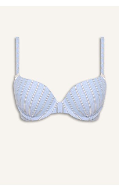 DeFacto Poplin Kaplı Push Up Balenli Bra