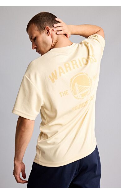 DeFacto NBA Golden State Warrıors Relax Fıt Kısa Kollu Tişört