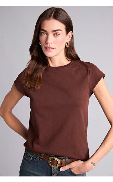 DeFacto Regular Fıt Bisiklet Yaka Basıc Düz Kısa Kollu Tişört