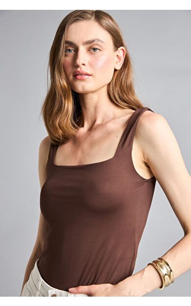DeFacto Kare Yaka Bodysuit
