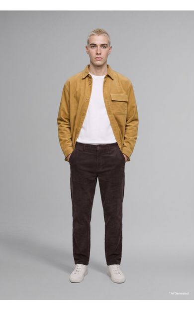 DeFacto Baggy Fit Fit Normal Bel Geniş Paça Pantolon Kahve