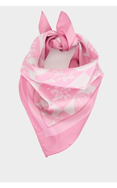 Desenli Saten Fular Kız Çocuk