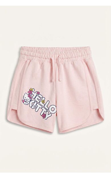 DeFacto Hello Kitty Sweatshirt Kumaşı Şort Kız Çocuk