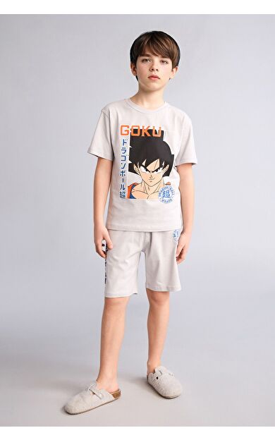 DeFacto Dragon Ball Regular Fıt 2'li Pijama Takımı Erkek Çocuk