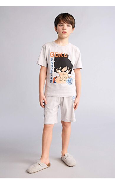 DeFacto Dragon Ball Regular Fıt 2'li Pijama Takımı Erkek Çocuk