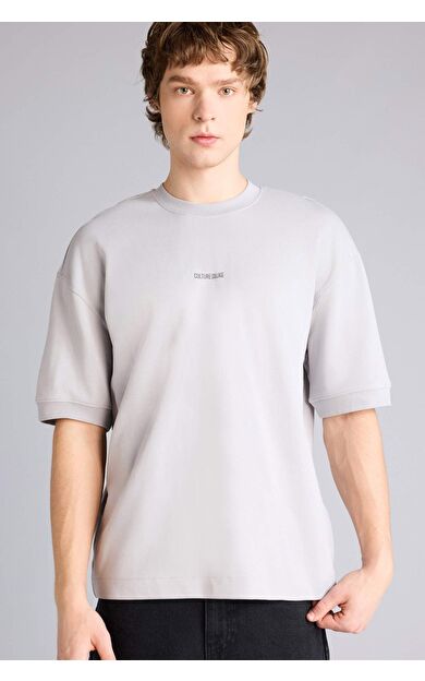 DeFacto Loose Fıt Baskılı Kısa Kollu Tişört