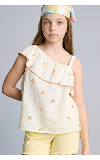 DeFacto Kısa Kollu Bluz Kız Çocuk