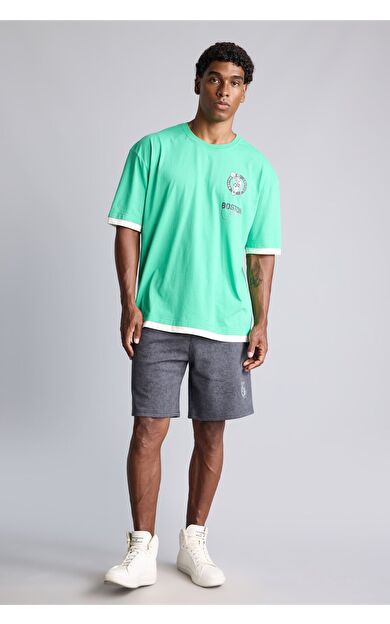 DeFacto NBA Boston Celtıcs Baggy Fıt Şort