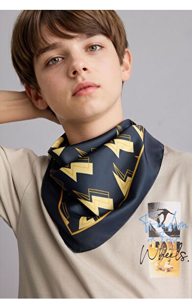 DeFacto Desenli Pamuklu Bandana Erkek Çocuk