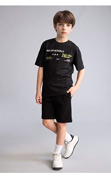 DeFacto Regular Fıt Pike Şort Erkek Çocuk