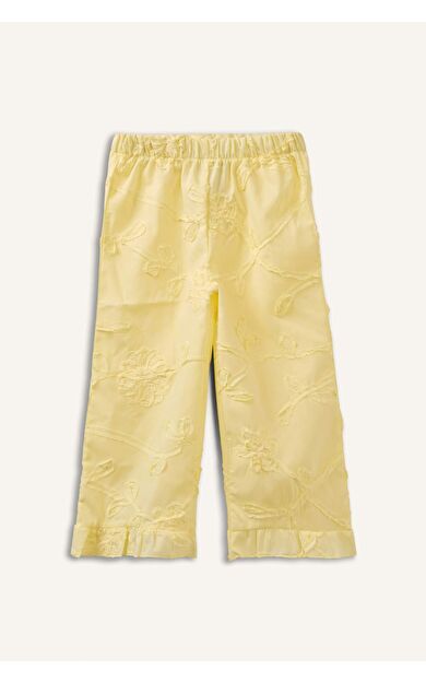 DeFacto Wıde Leg 3D Poplin Pantolon Kız Bebek