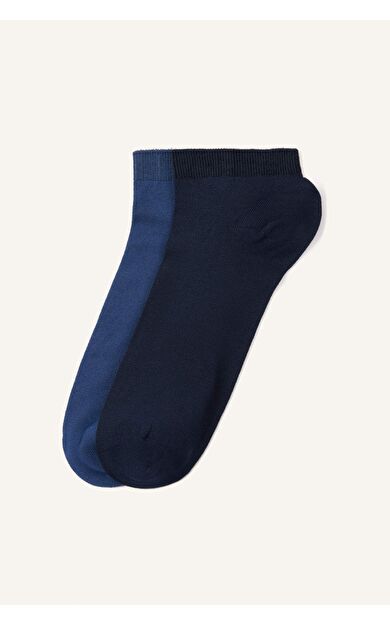 DeFacto Erkek Dikişsiz 2'li Modal Patik Çorap