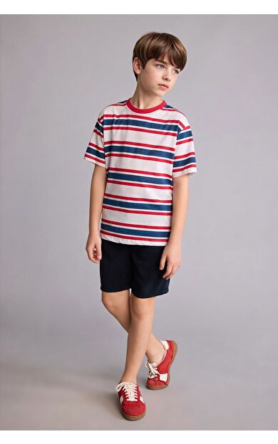 DeFacto Regular Fıt Tencel Şort Erkek Çocuk