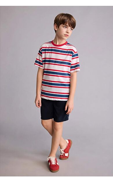 DeFacto Regular Fıt Tencel Şort Erkek Çocuk