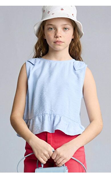 DeFacto Kısa Kollu Bluz Kız Çocuk
