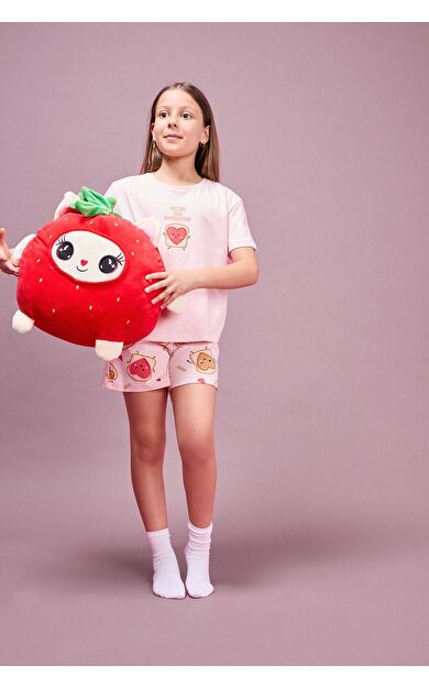 DeFacto Regular Fıt 2'li Pijama Takımı Kız Çocuk
