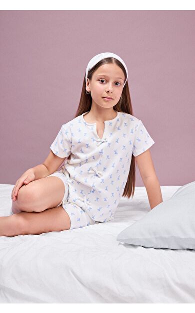 DeFacto Regular Fıt 2'li Pijama Takımı Kız Çocuk