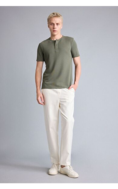DeFacto Baggy Fıt Ecru Pantolon