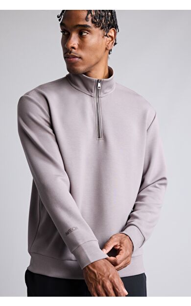 DeFacto Standart Fıt Modal Sweatshirt